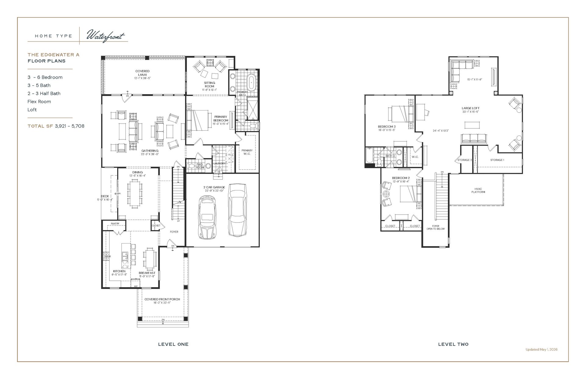 The Edgewater Floor Plan