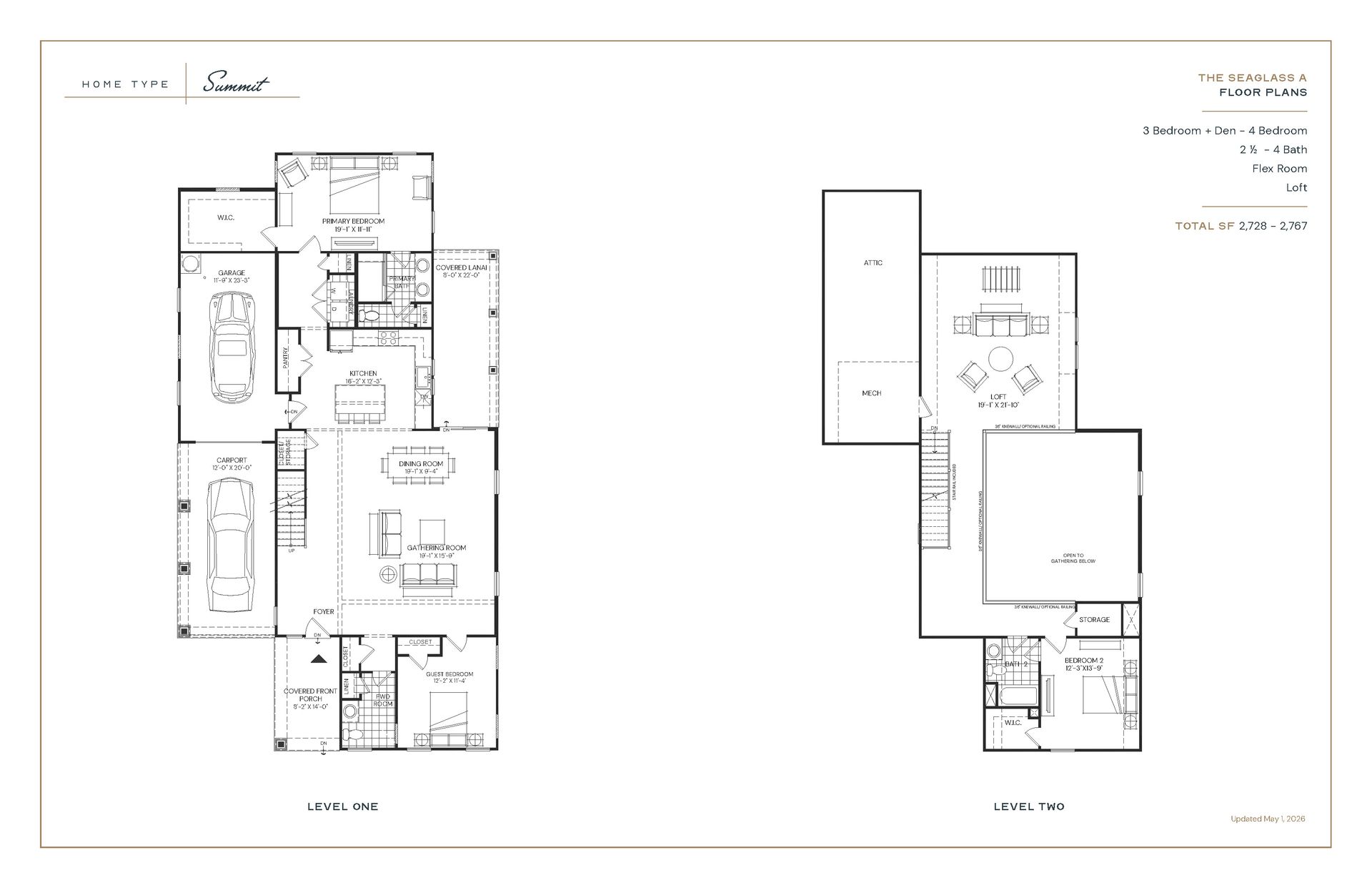 The Seaglass Floor Plan
