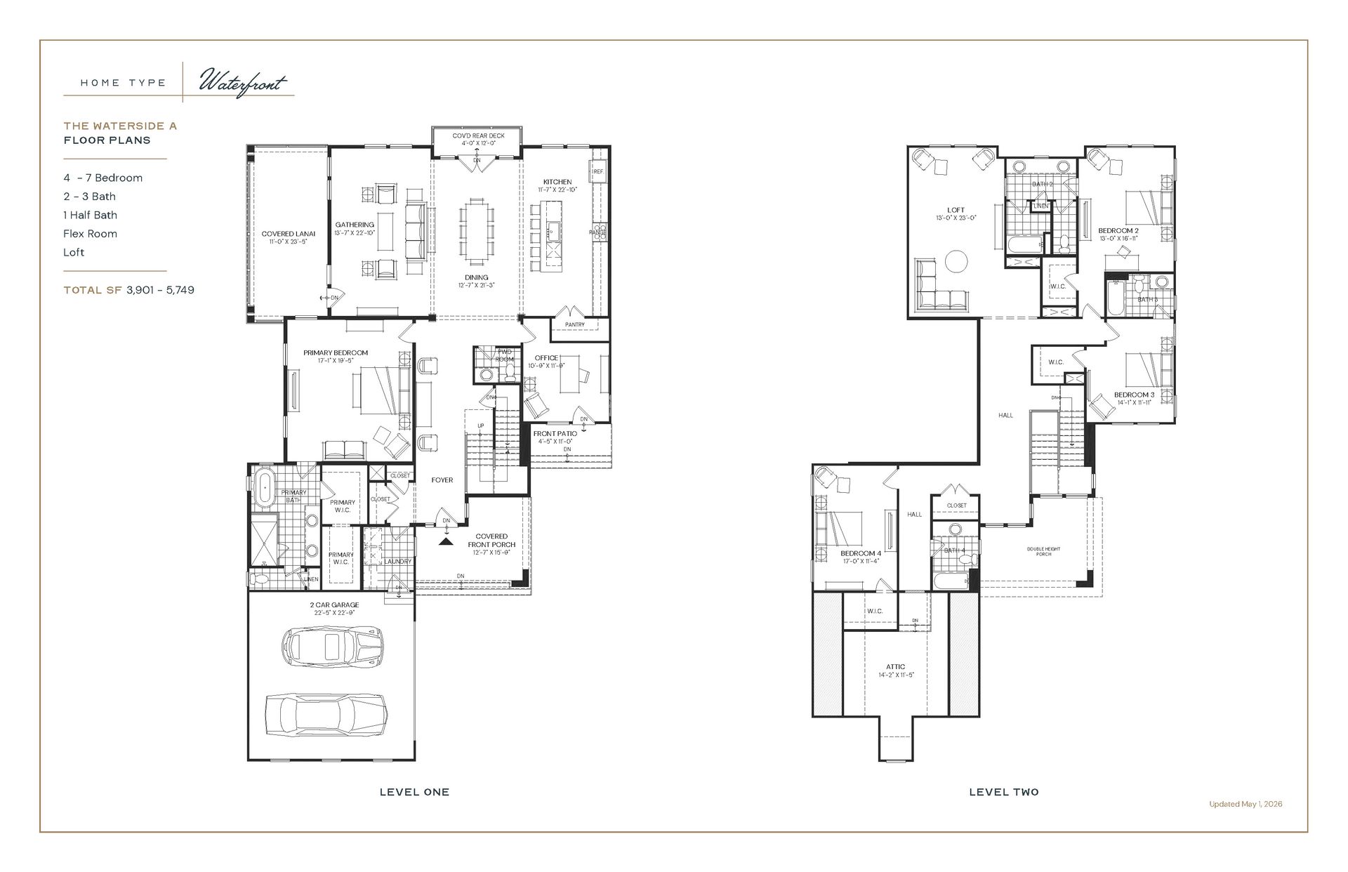 The Waterside Floor Plan