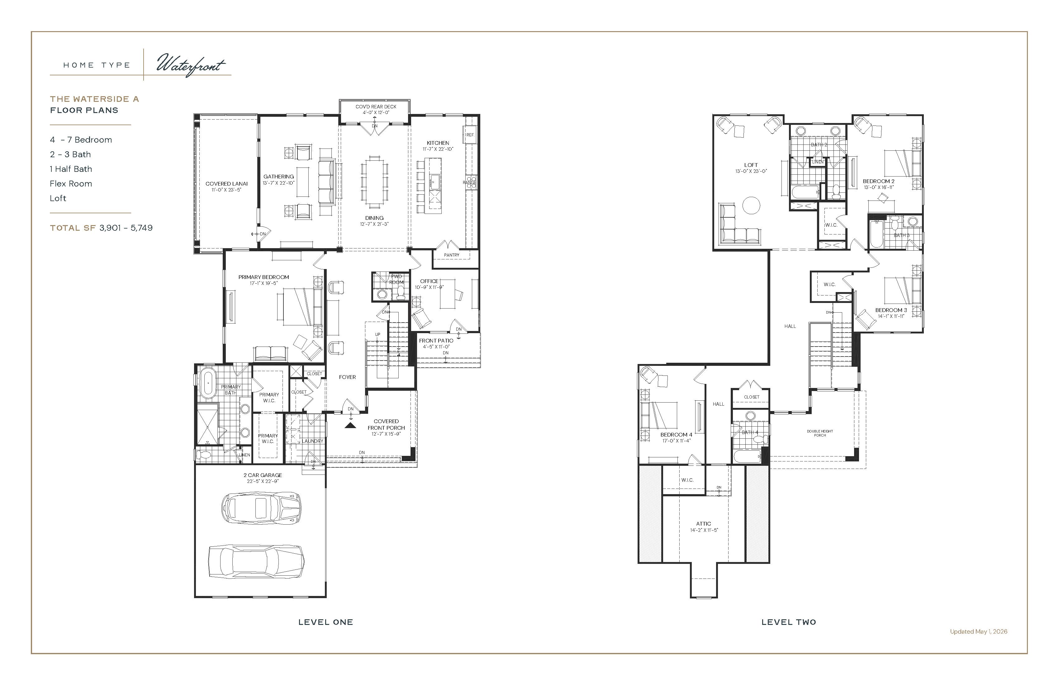 The Waterside Floor Plan