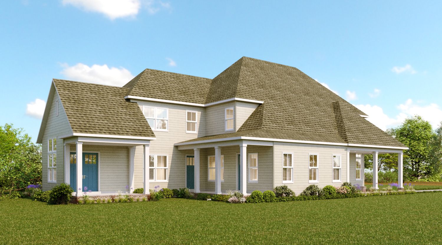 The Overlook Plan at Lakeside Pointe in Sherrills Ford, NC by Beechwood
