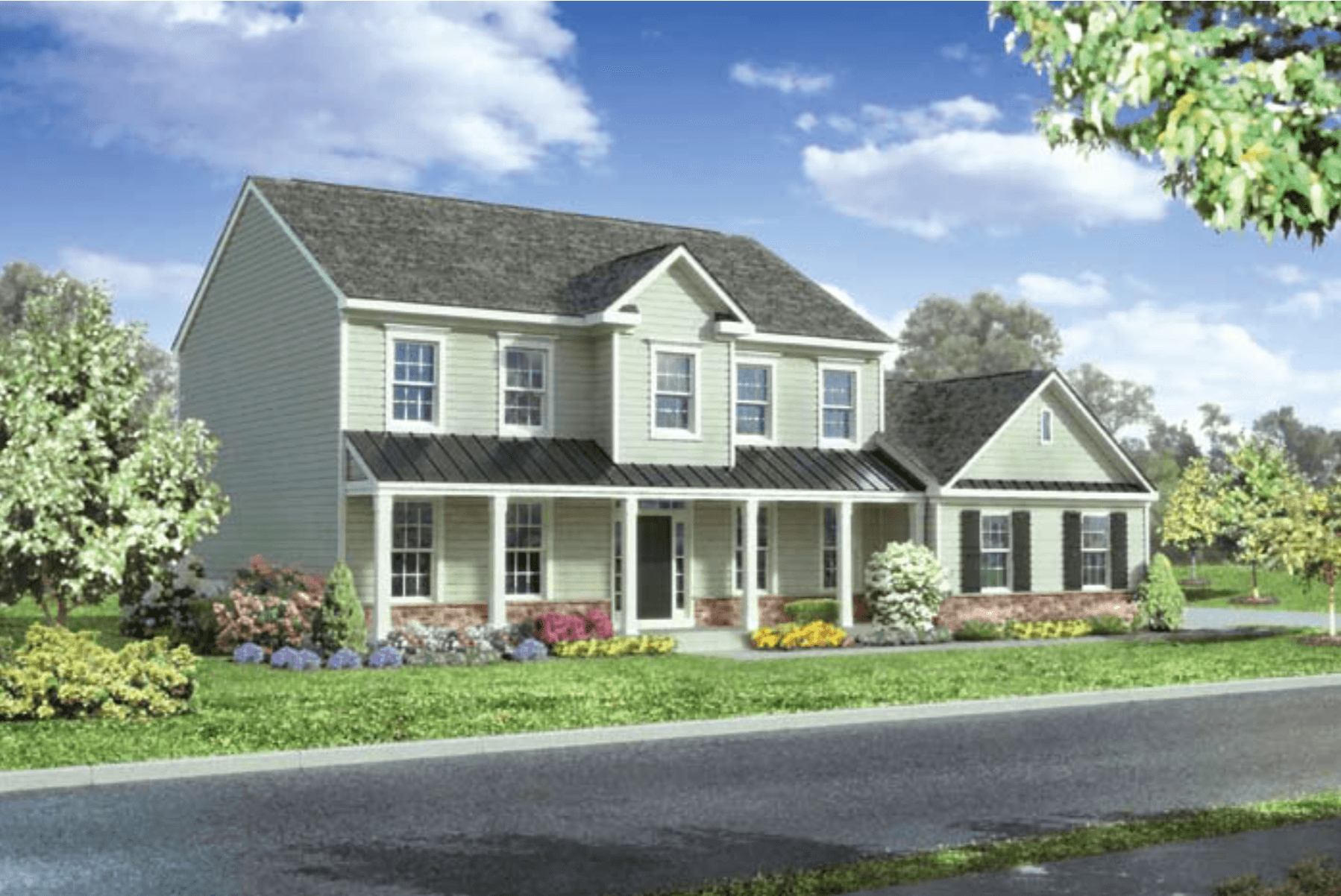 The Oxford Plan at Greene Hill Farm Estates in Smyrna, DE by Benchmark