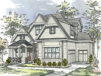 The Evans B by Bercher Homes in Atlanta GA