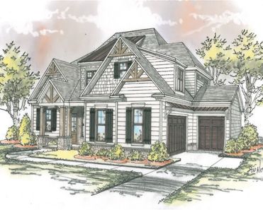 The Evans A by Bercher Homes in Atlanta GA