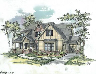 The Evans D by Bercher Homes in Atlanta GA