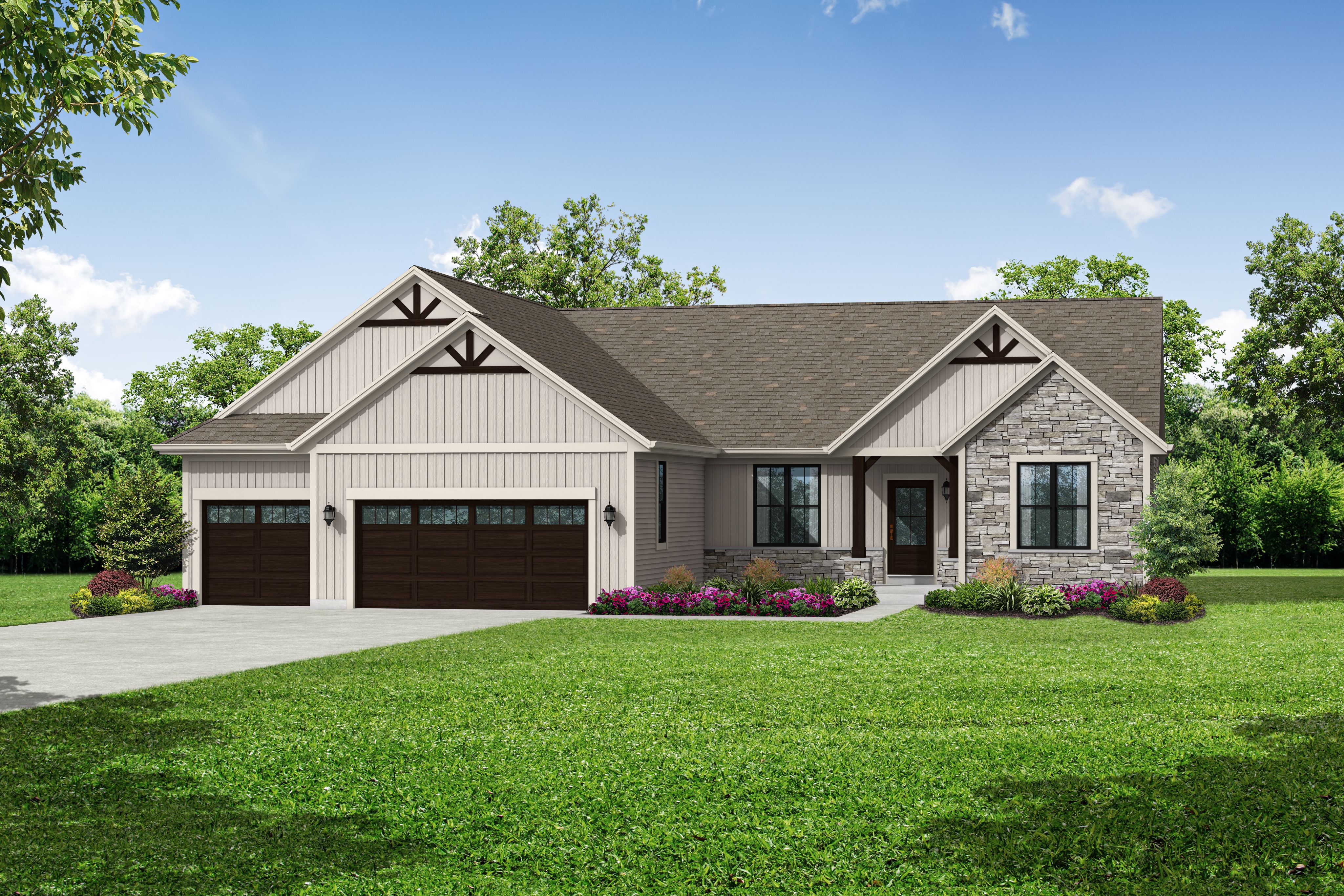 The Hannah, Plan 2016 - Chapman Farms: Mukwonago, Wisconsin - Bielinski Homes, Inc.