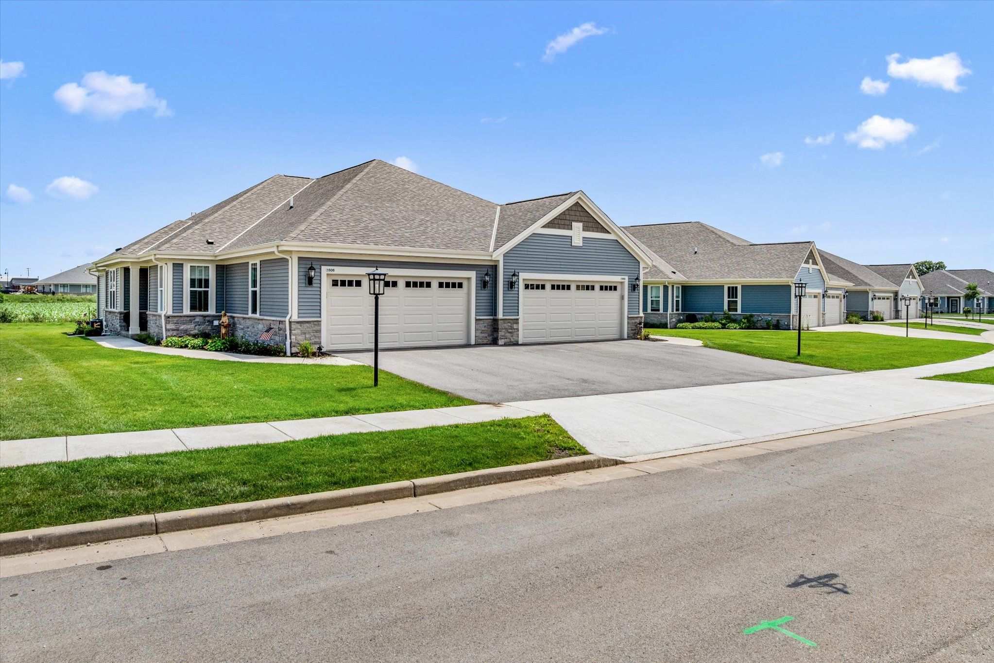 Chapman Villas por Bielinski Homes, Inc. en Milwaukee-Waukesha Wisconsin