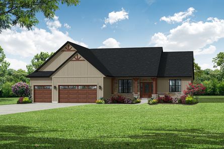 The Peyton, Plan 2003 by Bielinski Homes, Inc. in Ozaukee-Sheboygan WI