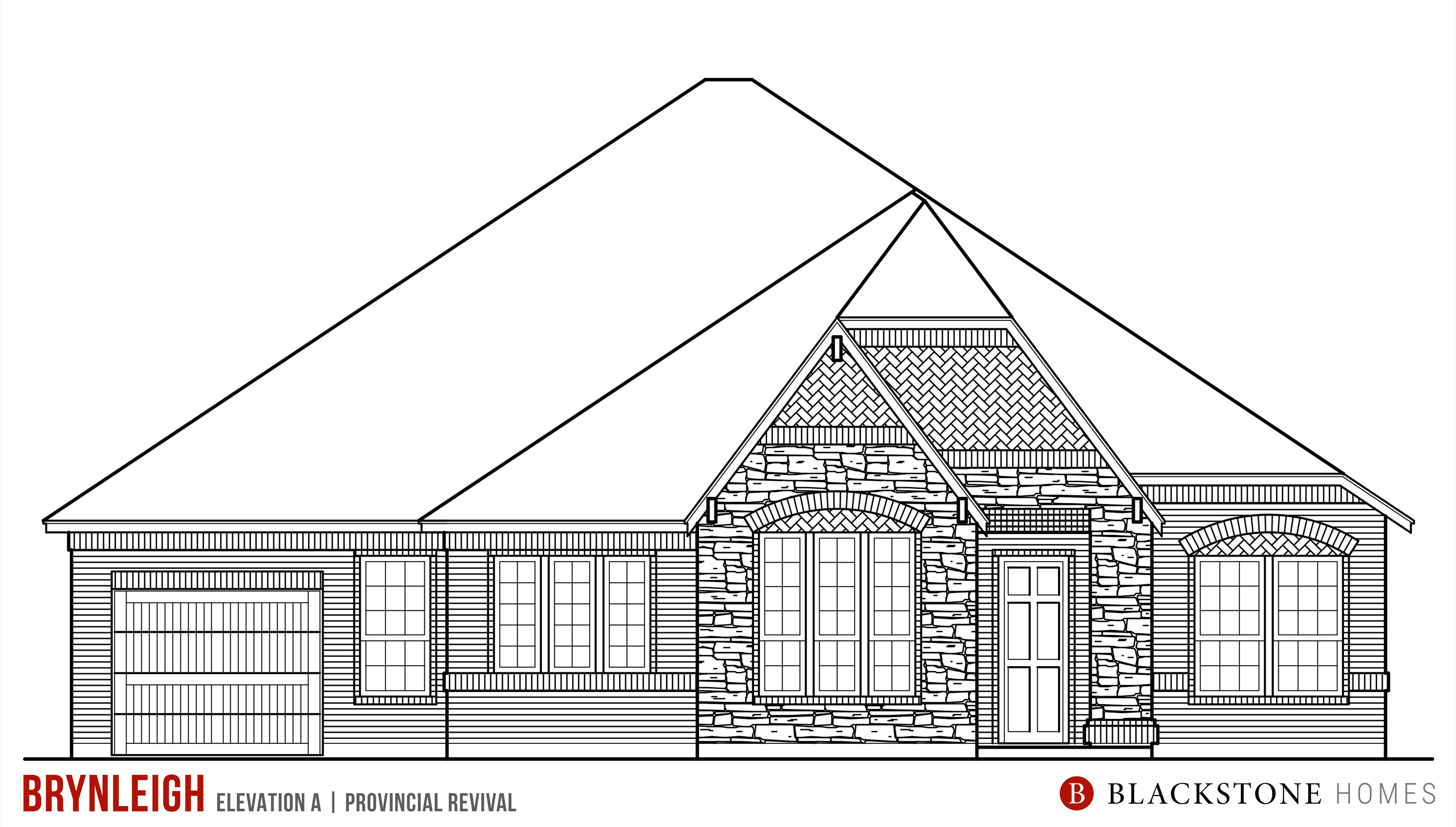 Elevation A (Provincial Revival)