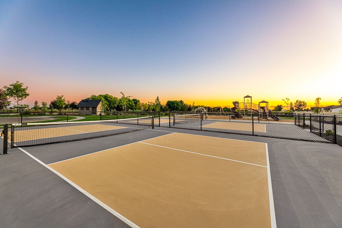 Two Gated Pickleball Courts for Skybreak Homeowners 