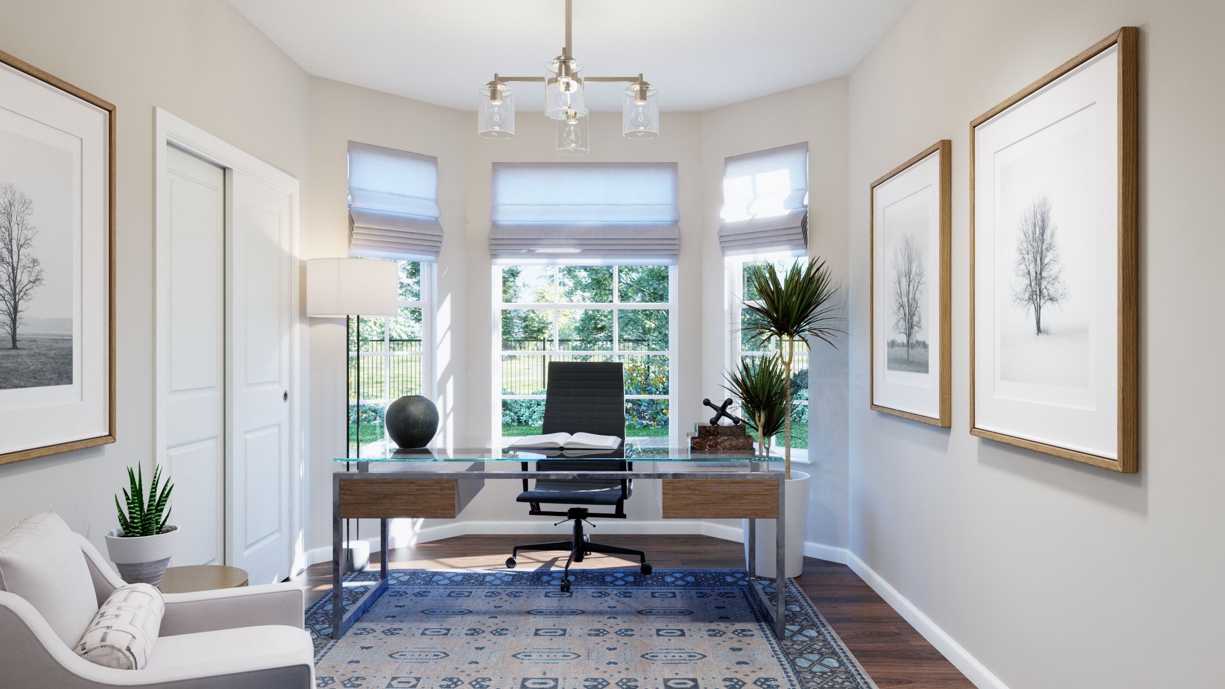 Den can also be converted into a bedroom!