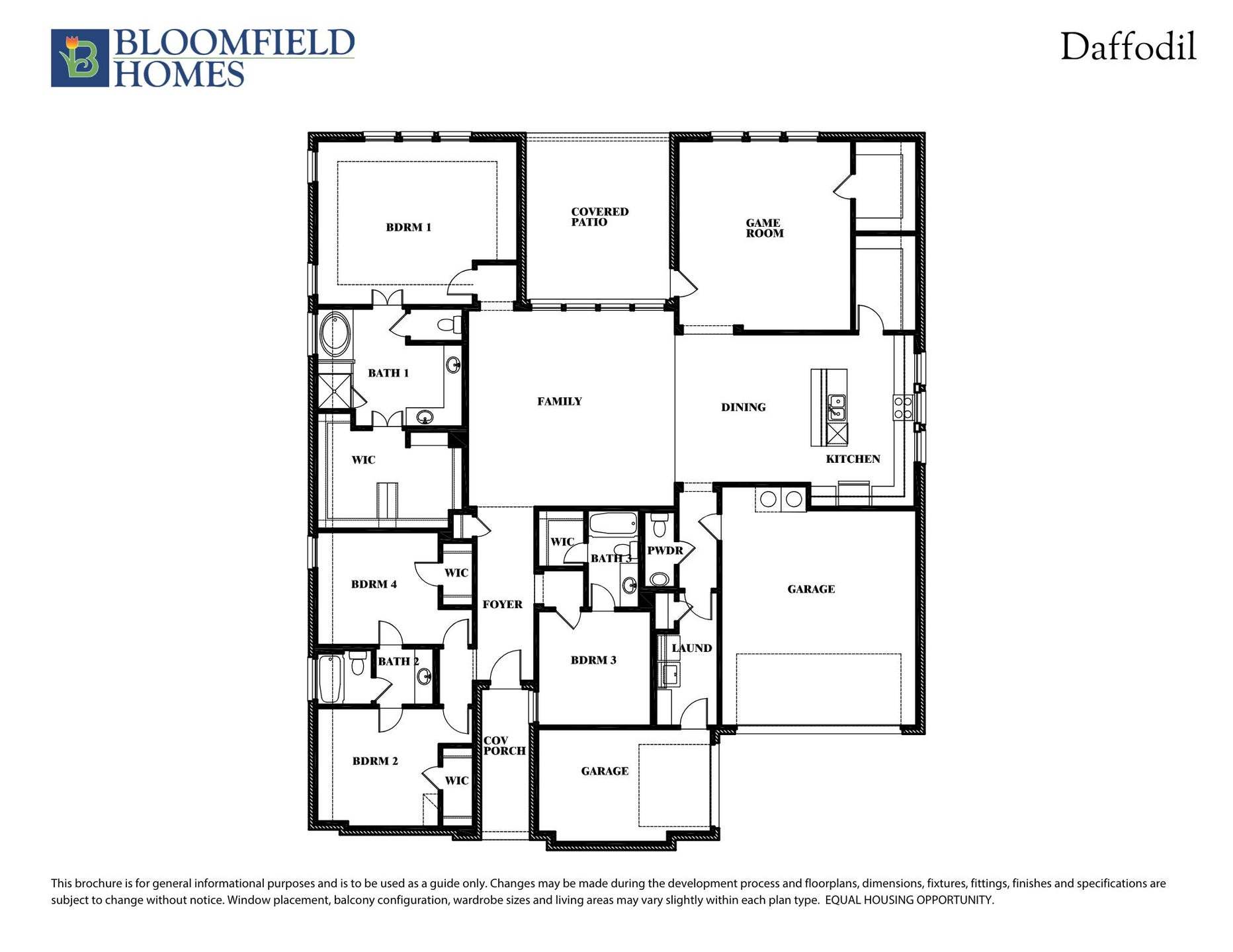 Daffodil Floor Plan