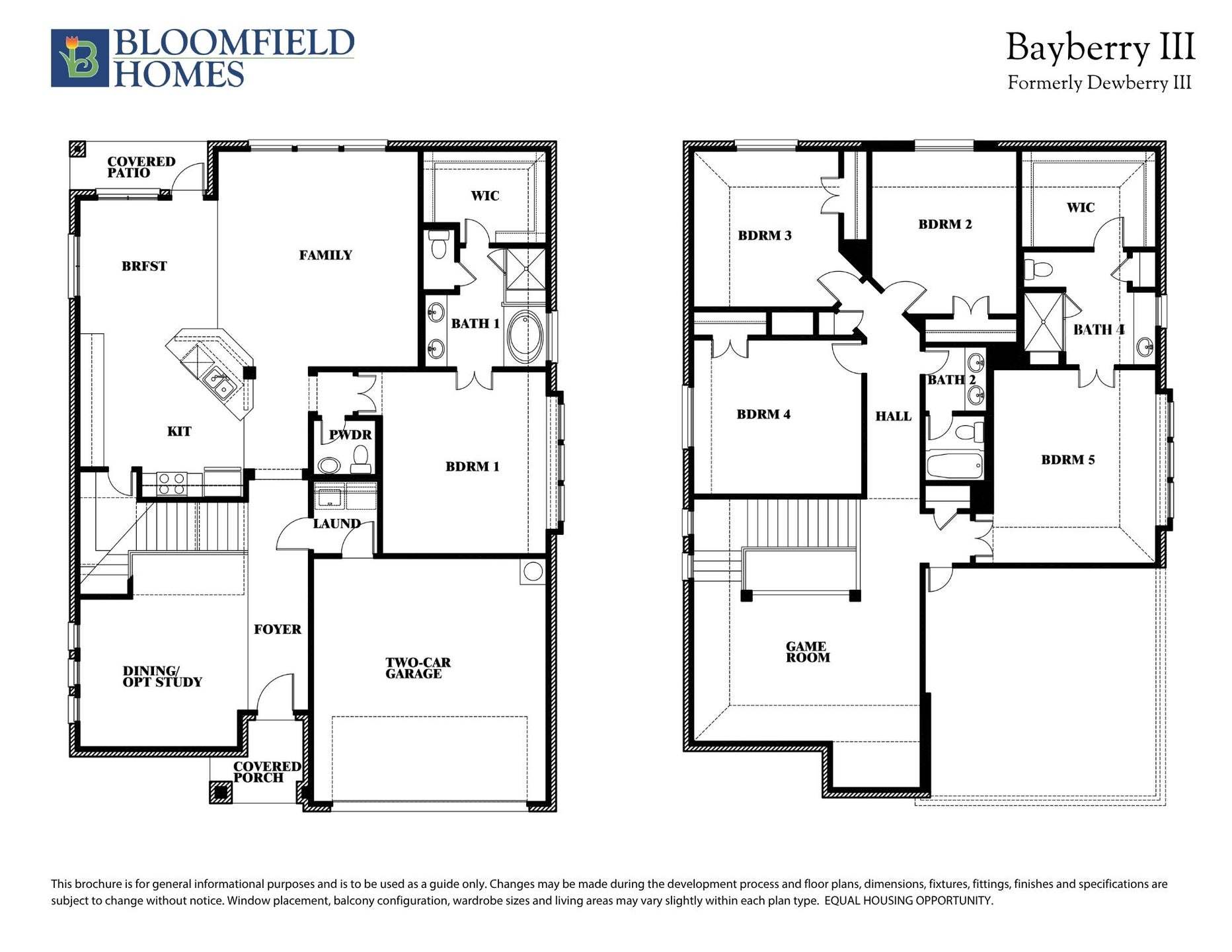 Bayberry III Floor Plan