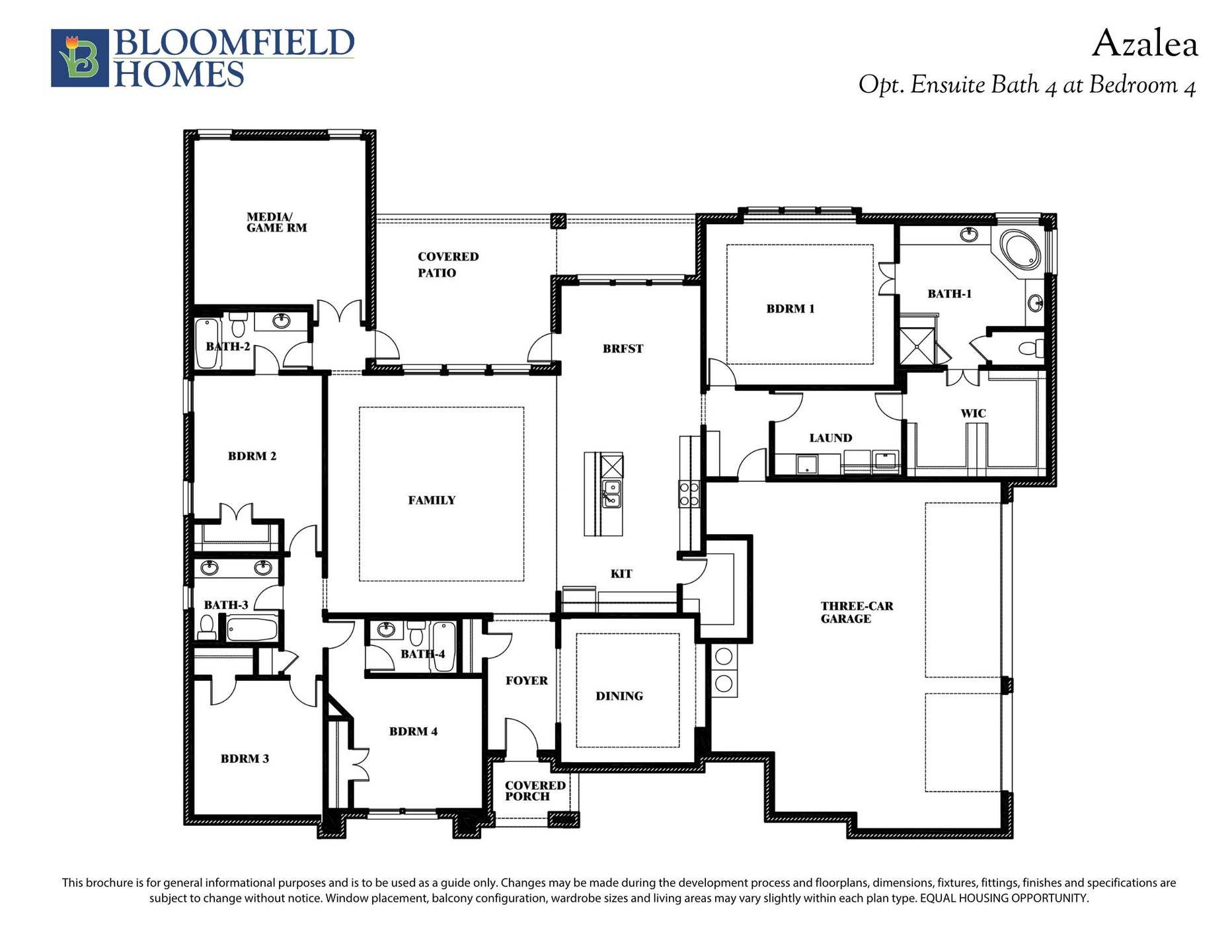 Ensuite Bath 4 Floor Plan
