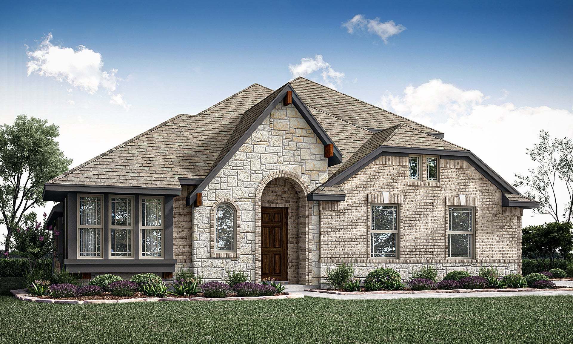Cypress II Side Entry - Wildcat Ridge: Godley, Texas - Bloomfield Homes