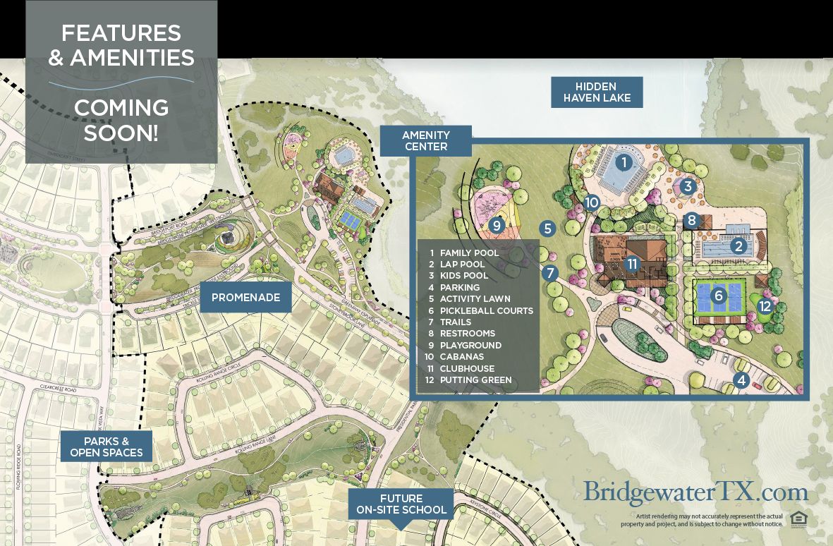 Bridgewater Amenity Map