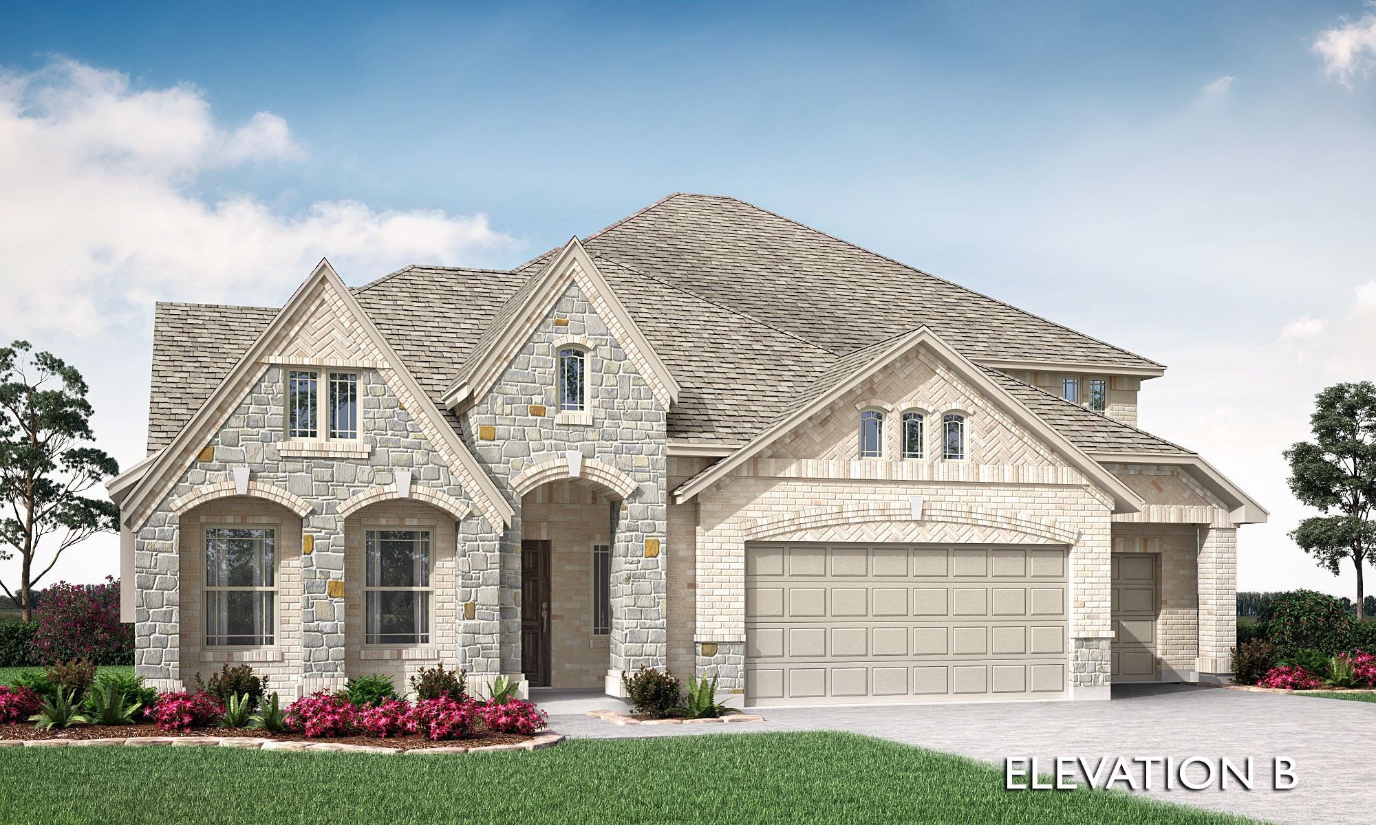 Primrose FE IV Plan at Trees Farm in Desoto, TX by Bloomfield Homes