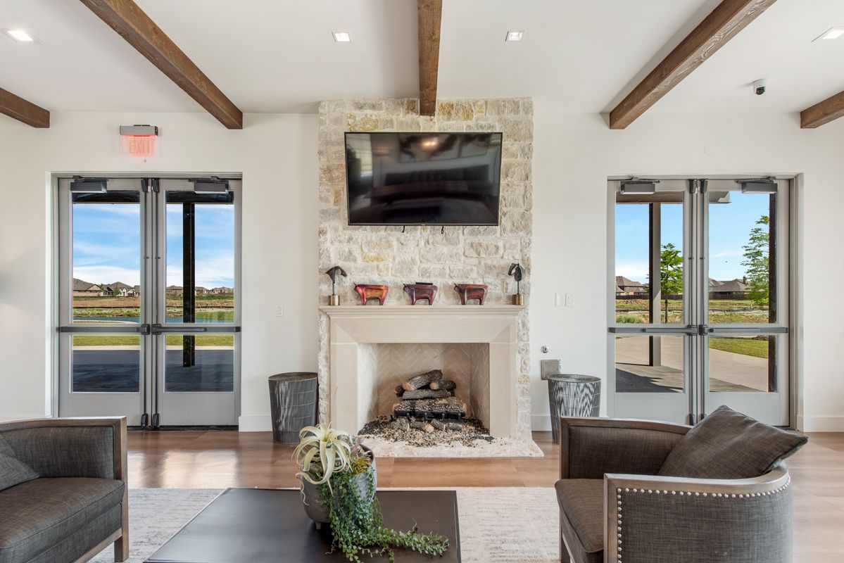 Clubhouse Fireplace