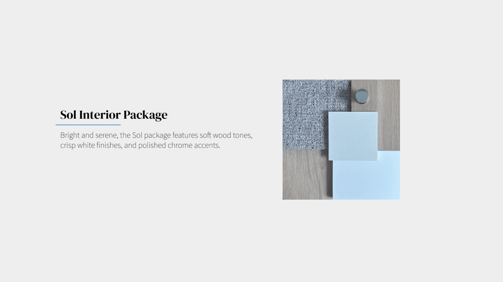 Sol Interior Package