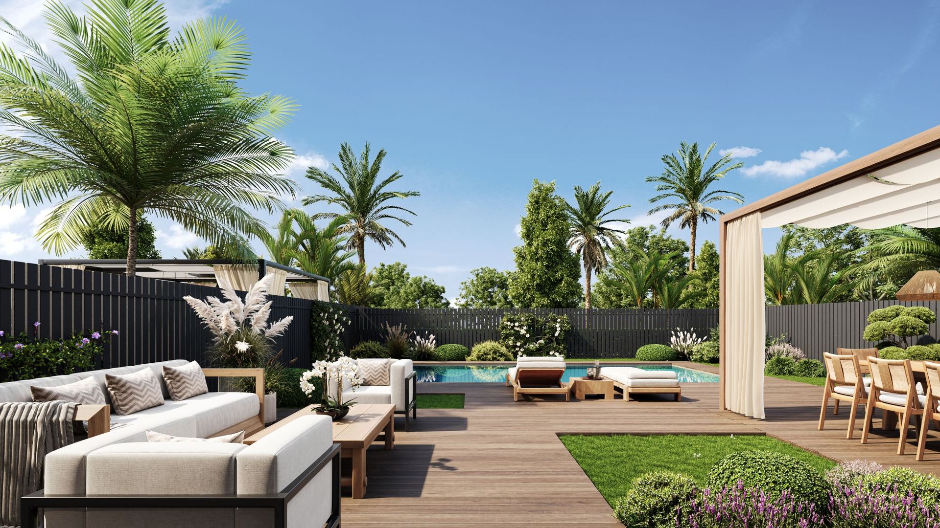 Pool not included