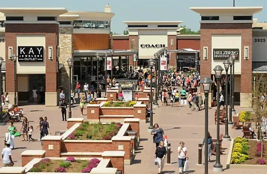 Twin Cities Premium Outlets features over 80 stores with covered walkways for year round outdoor shopping!