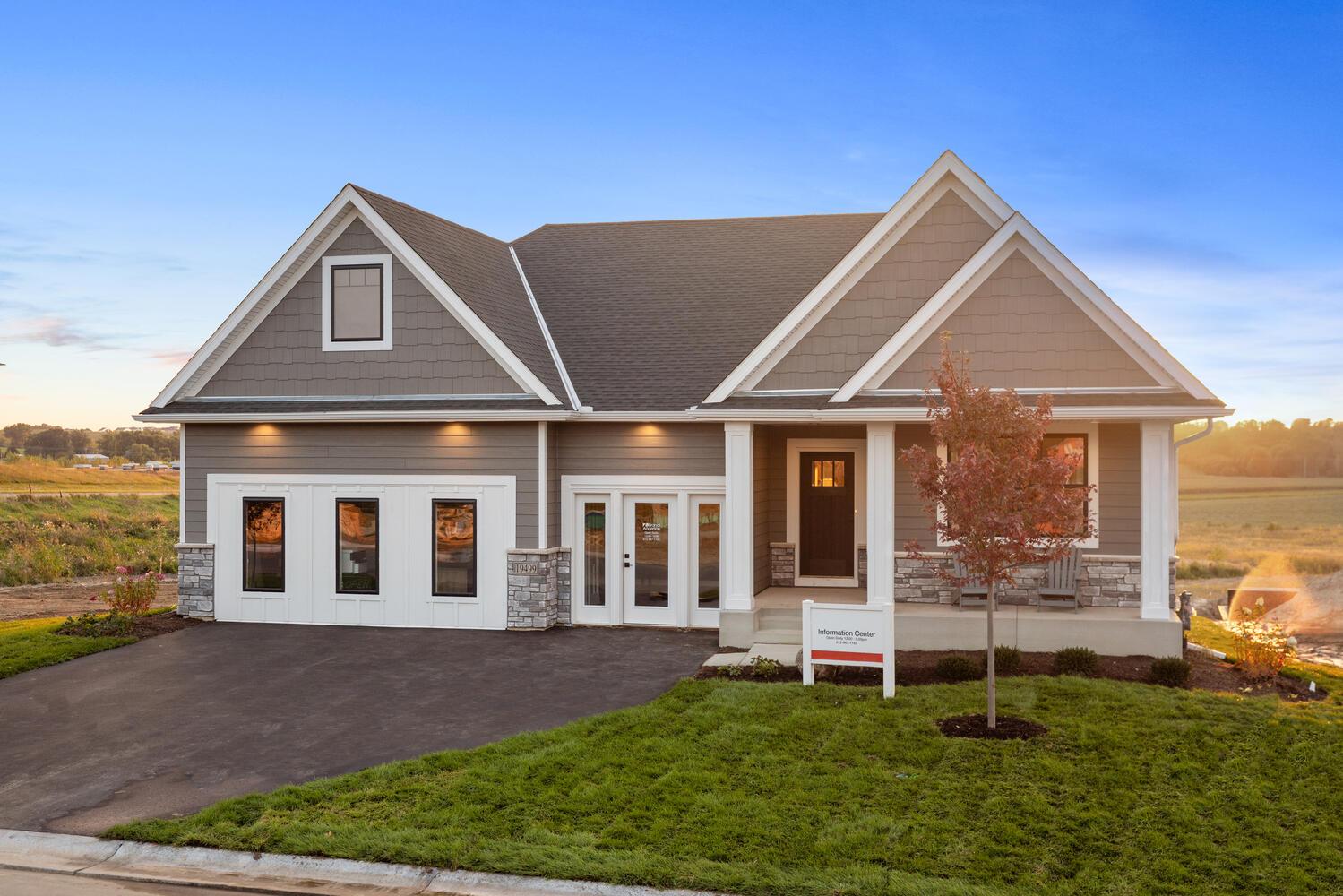 Model Home with Sales Center