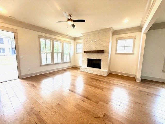 Gas Fireplace and Hardwoods