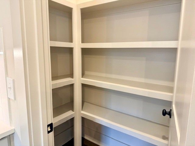 Built-in Shelving in Pantry