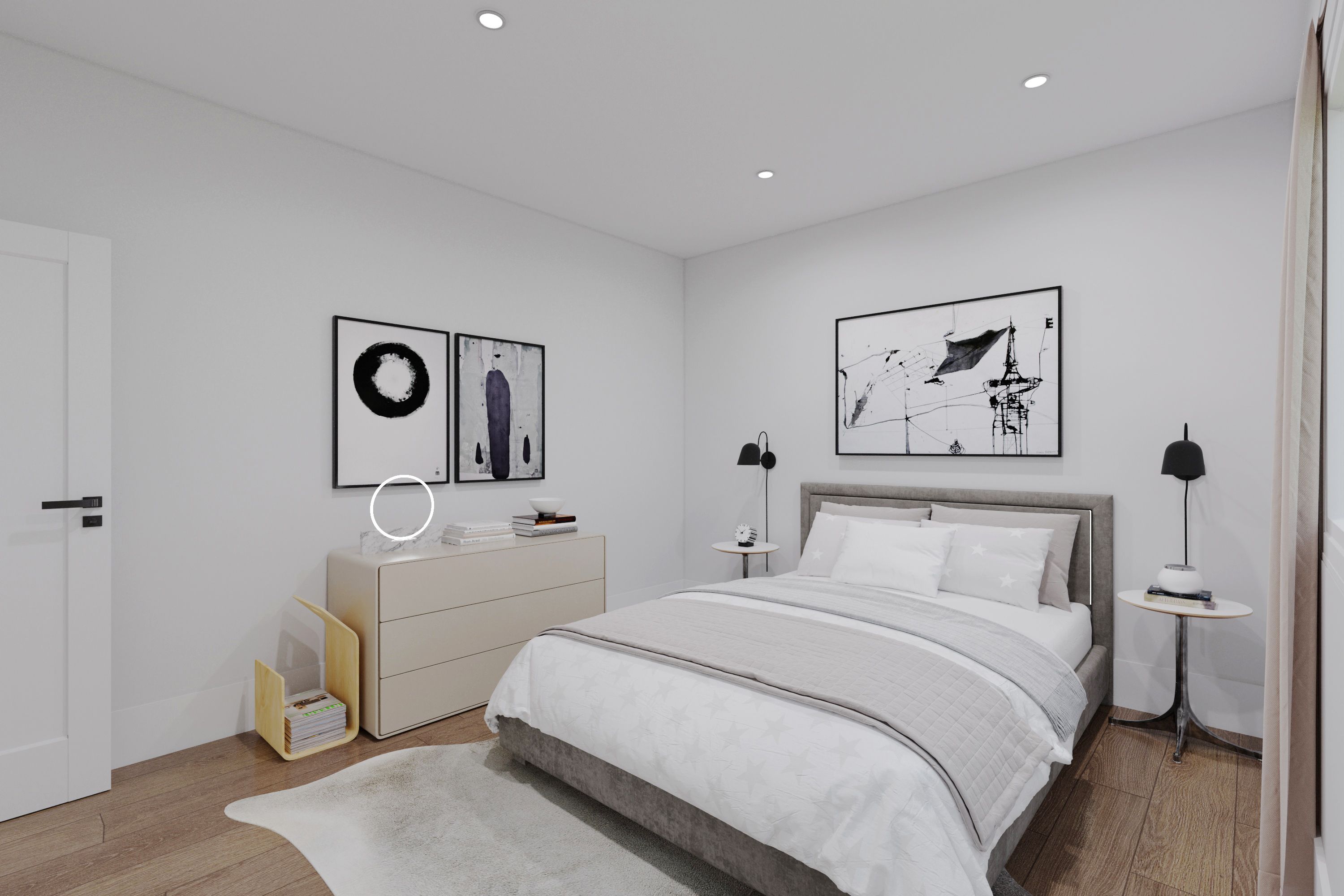 Comfortable guest rooms.