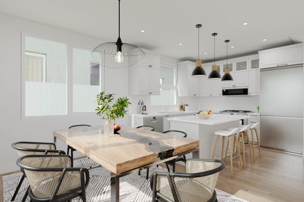 Open and airy kitchen designed for everyday living.