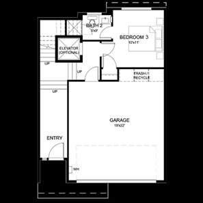 Residence I Floor Plan - Brentwood Developments