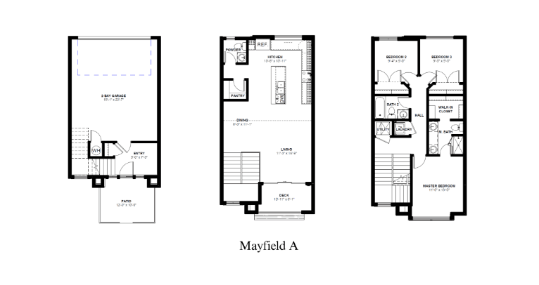 Cottonwood Creek Townhomes por Brighton Homes - UT en Salt Lake City-Ogden Utah