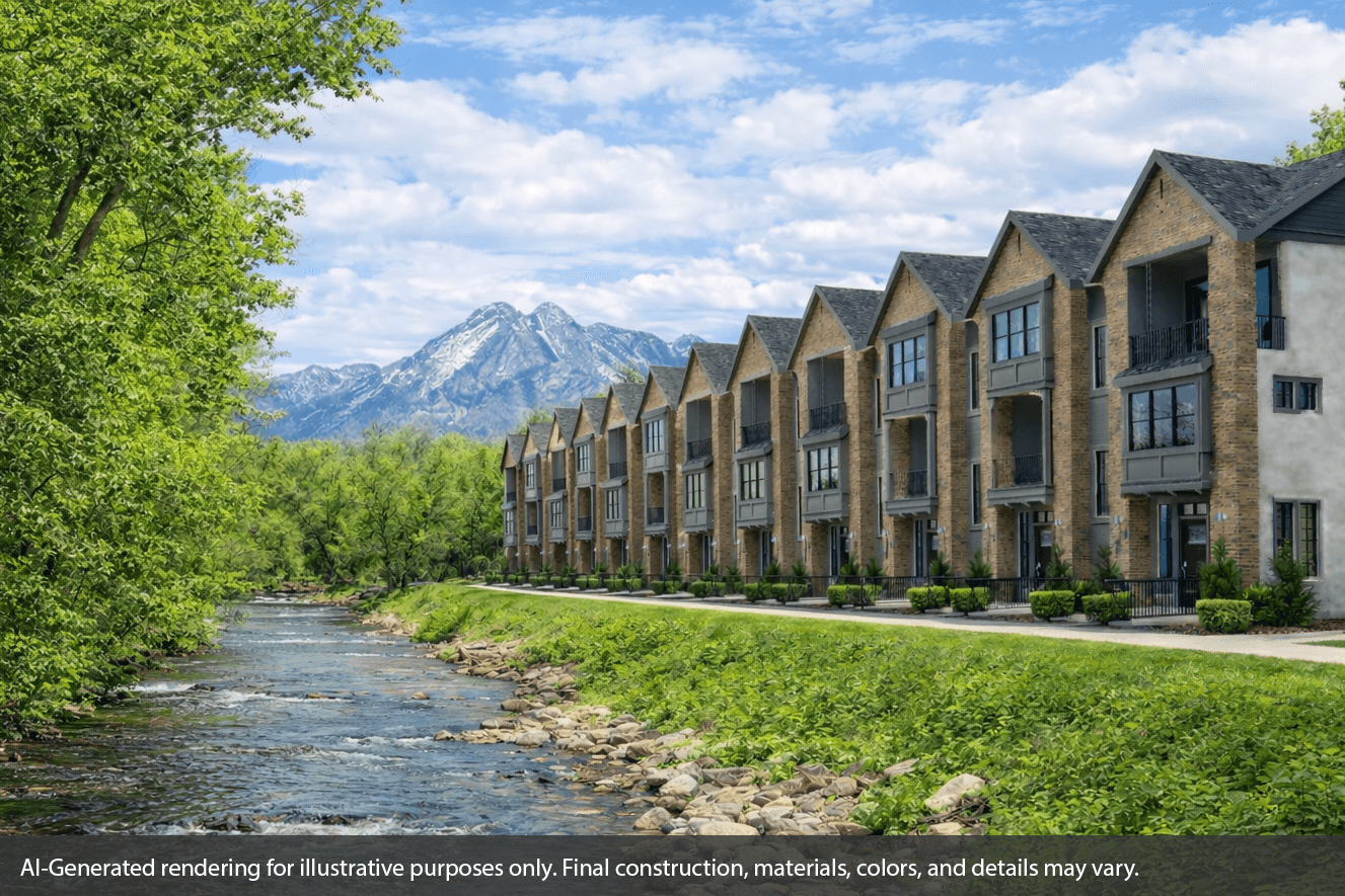 casa en Cottonwood Creek Townhomes por Brighton Homes - UT