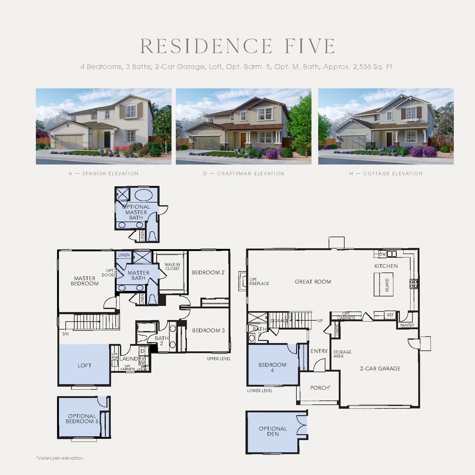 Residence Five Floorplan