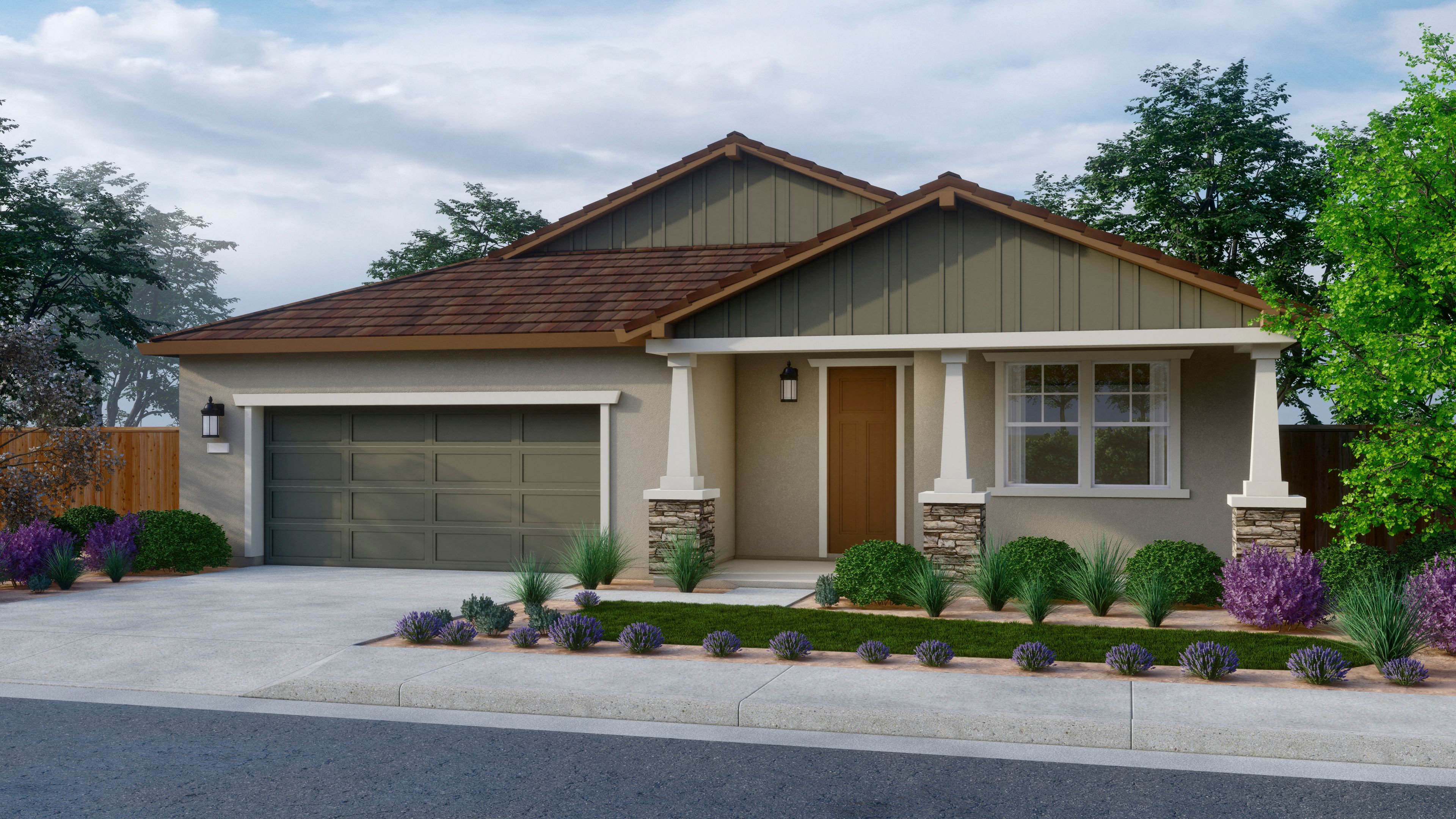 Residence Three Plan at Avalon in Keyes, CA by Bright Homes