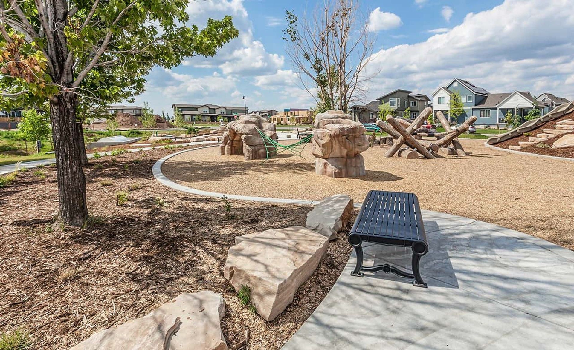 Discover Trailside on Harmony's exquisite park, featuring cutting-edge play structures amid serene landscapes.