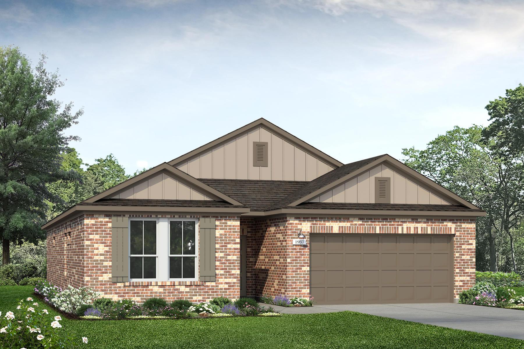 Oaks 1937 Plan At Oaks At San Gabriel In Georgetown, Tx By Brohn Homes