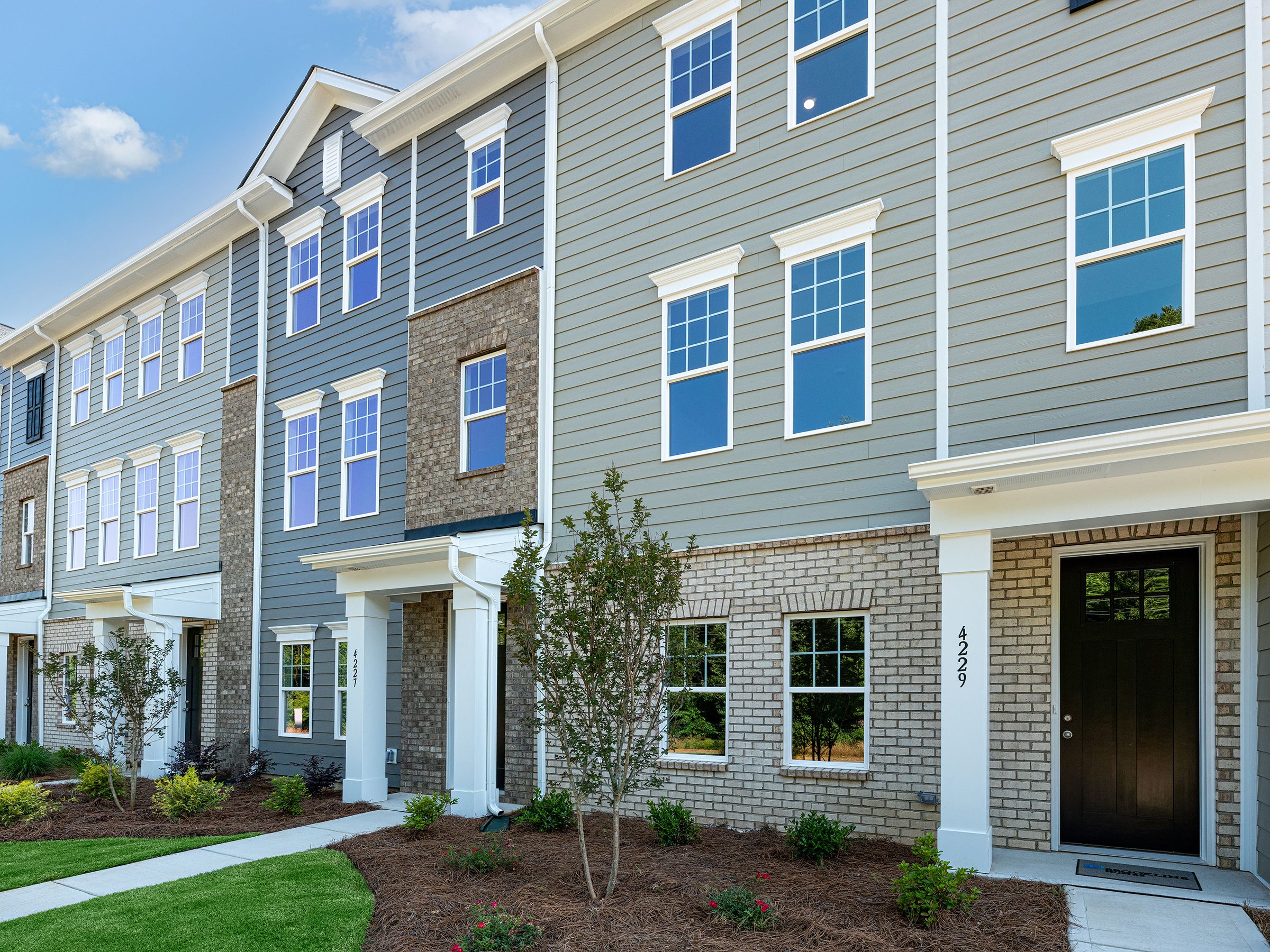 The Gray Plan at The Crossing at Cramerton Mills in Cramerton, NC by Brookline Homes, LLC