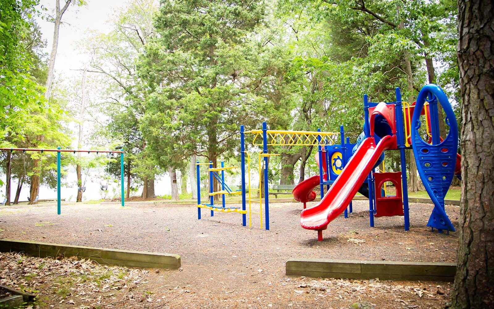 Waterside playground at Swan Point in Swan Point,MD by Brookfield Residential