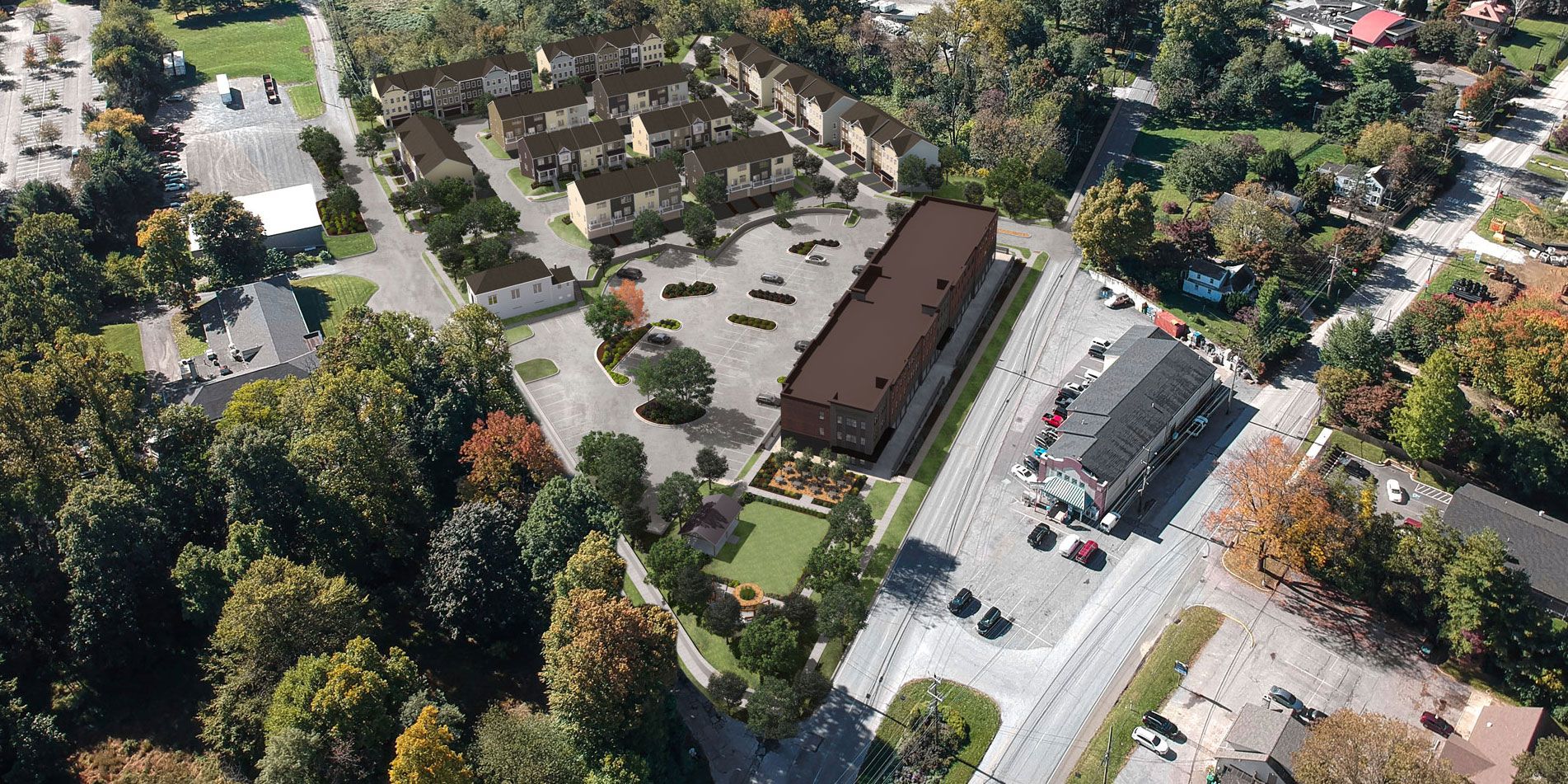 casa en Townes at Kennett Pointe por Montchanin Builders