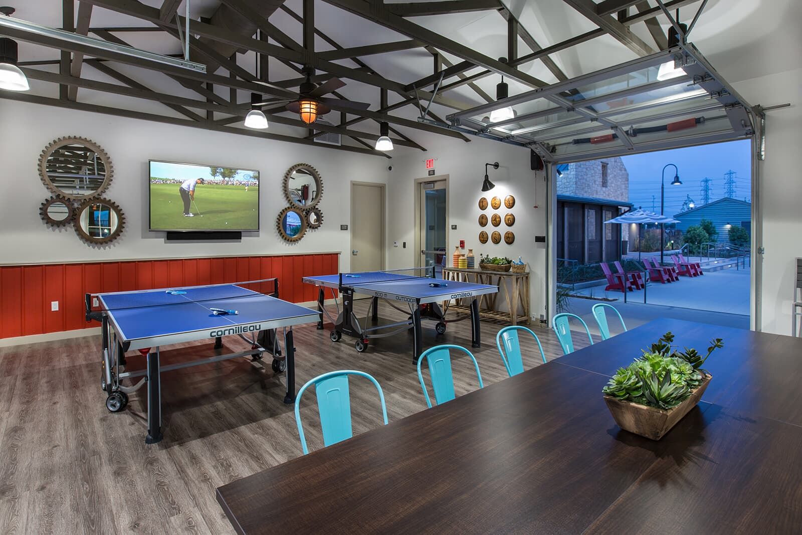 Sparkling pool at Cherry Park in New Haven.