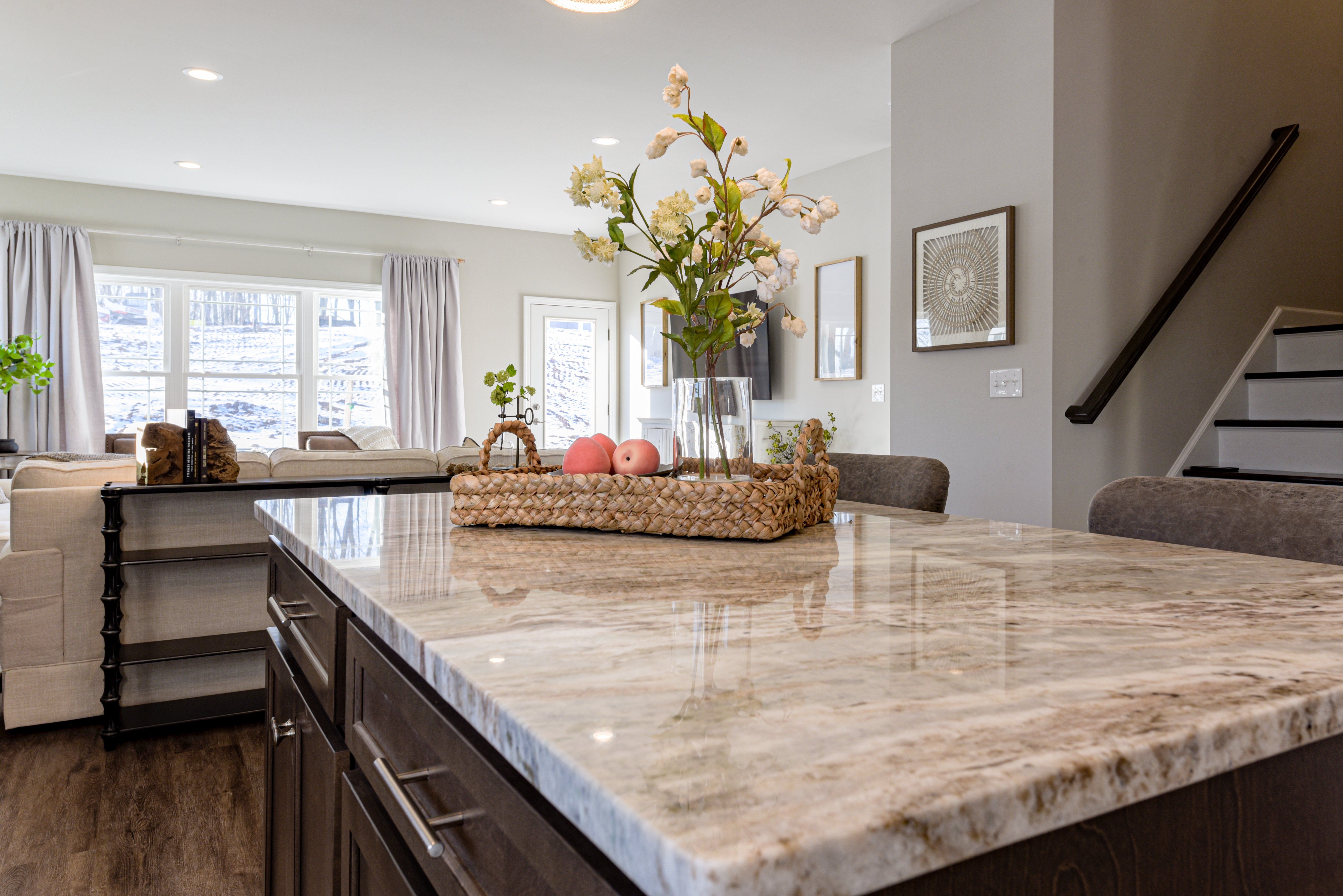 Granite counter - center Island