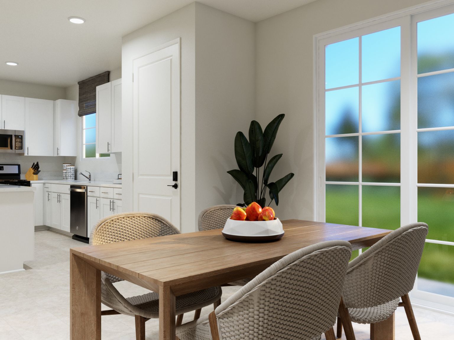 Plan 5 Dining Rendering