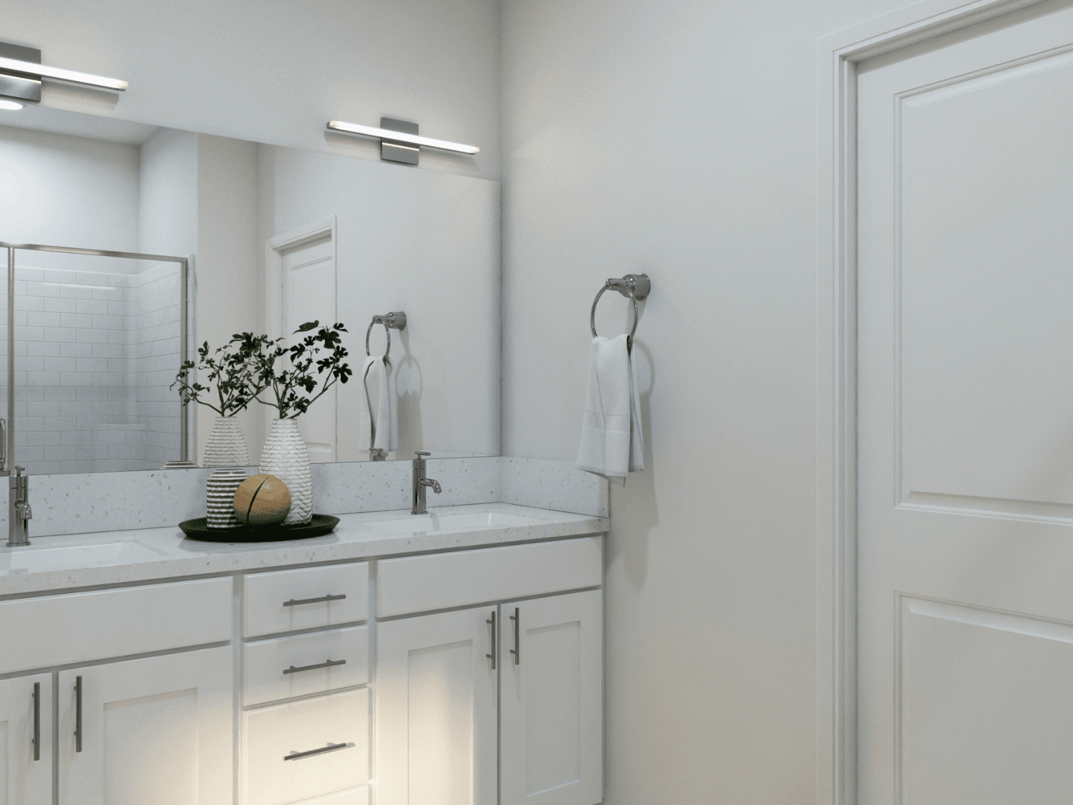 Plan 5 Master Bathroom Rendering
