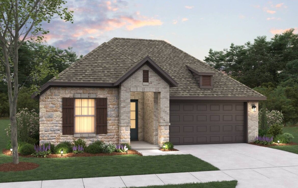 Nash Plan at Tinsley Meadows in Van Alstyne, TX by Cambridge Homes