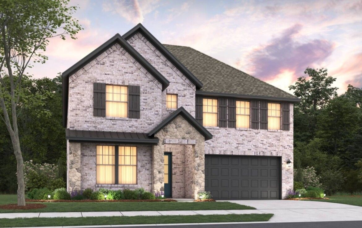 Tyson Plan at Tinsley Meadows in Van Alstyne, TX by Cambridge Homes