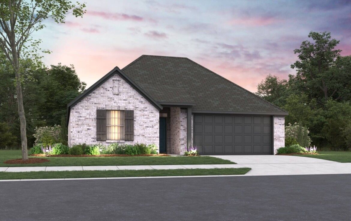 Knollwood DEF Plan at Rolling Ridge in Van Alstyne, TX by Cambridge Homes