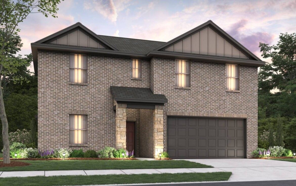 Providence DEF Plan at Rolling Ridge in Van Alstyne, TX by Cambridge Homes