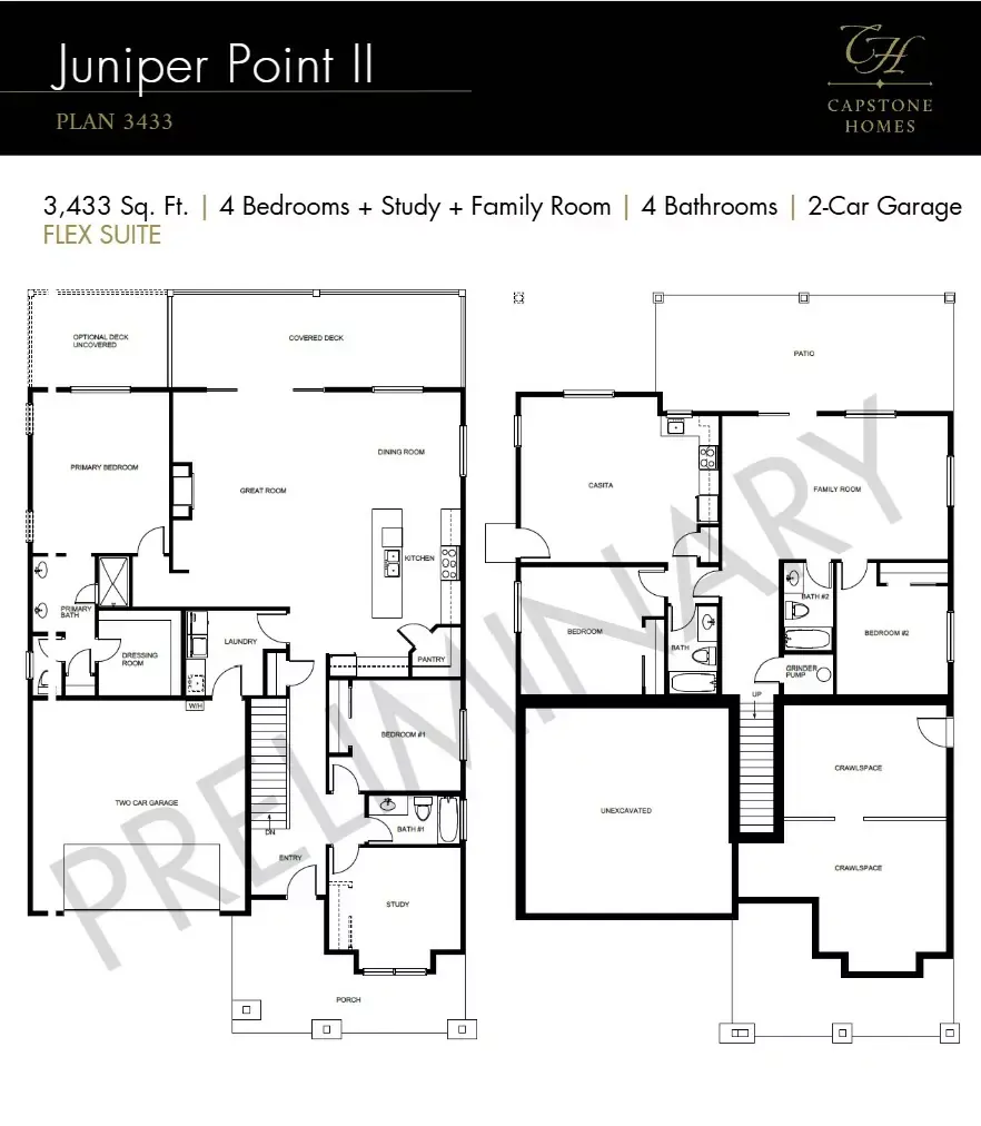 Plan 3433 floor plan