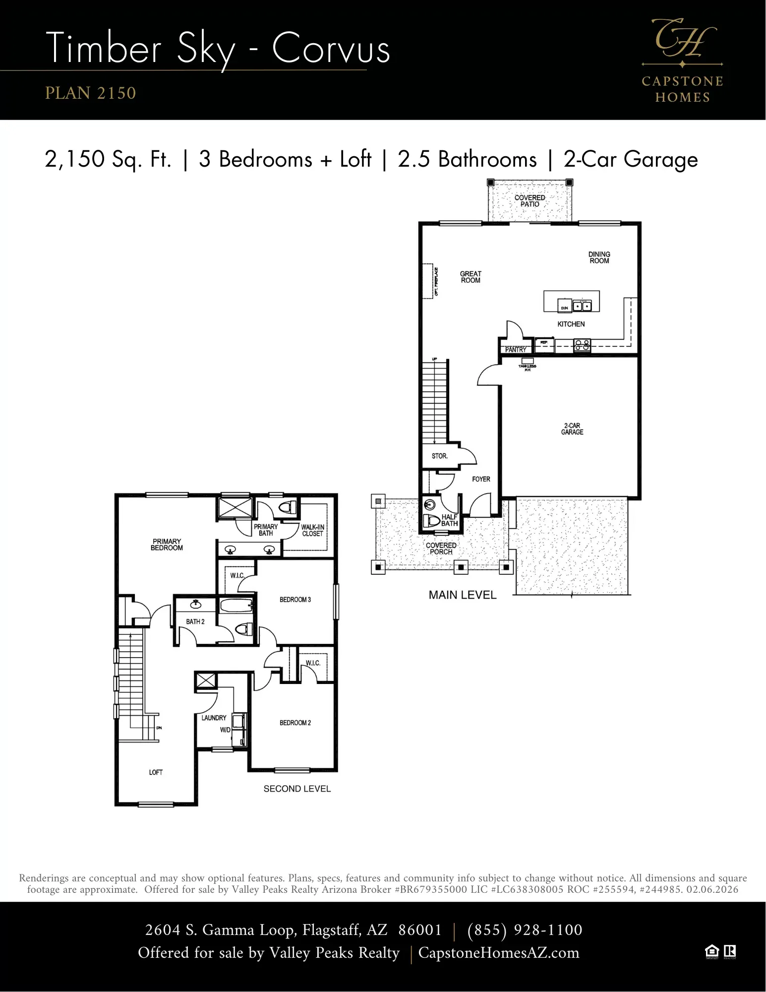 Plan 2150 floor plan